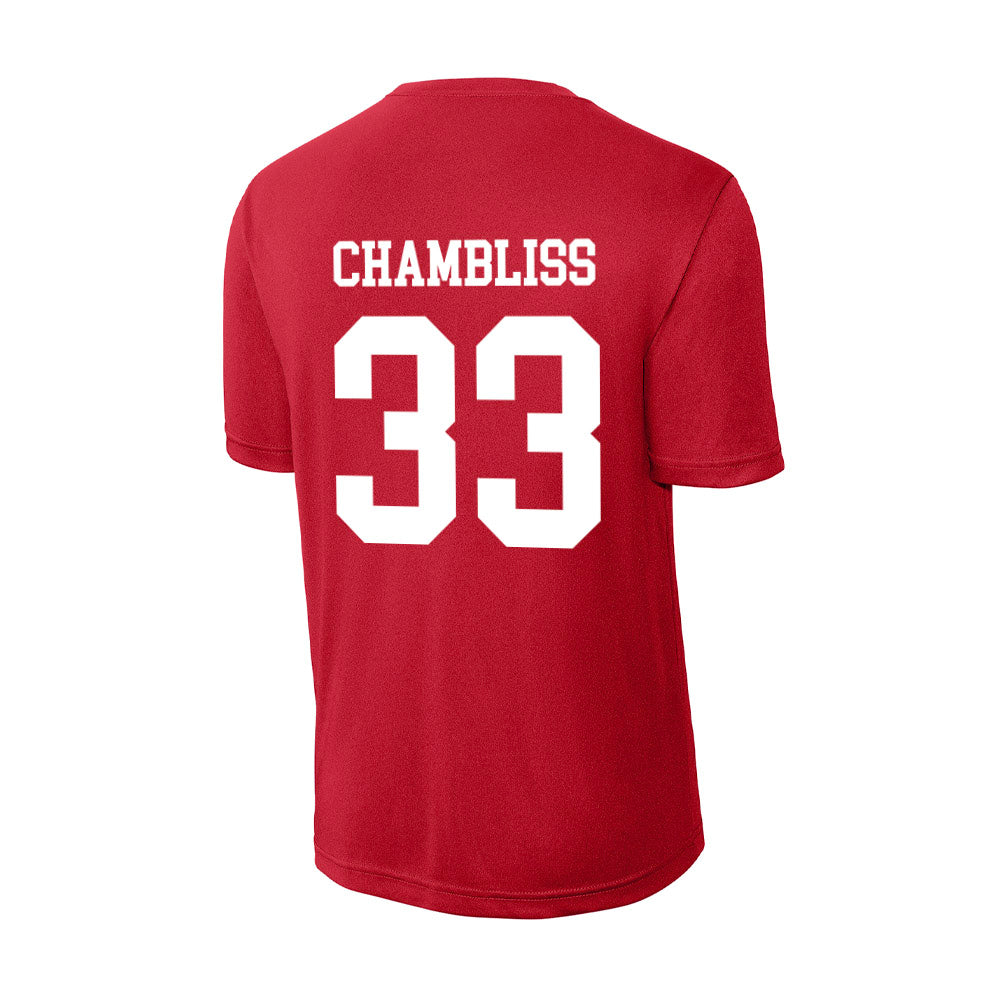 Nebraska - NCAA Football : Owen Chambliss - Activewear T-Shirt-1