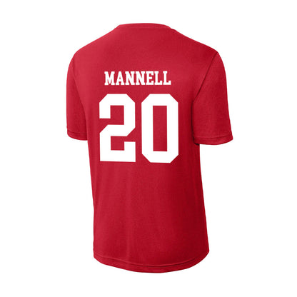 Nebraska - NCAA Baseball : Kevin Mannell - Activewear T-Shirt-1