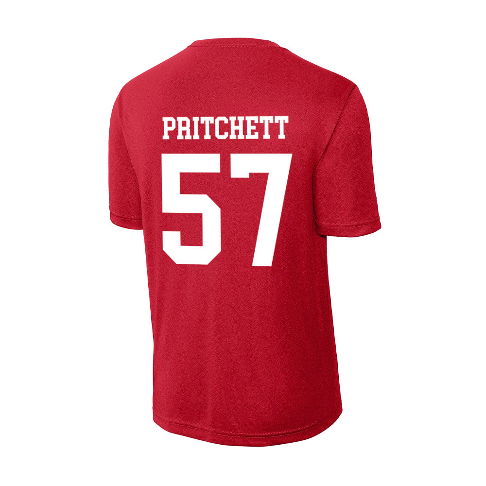 Nebraska - NCAA Football : Elijah Pritchett - Activewear T-Shirt-1