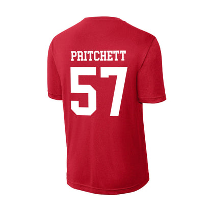 Nebraska - NCAA Football : Elijah Pritchett - Activewear T-Shirt-1