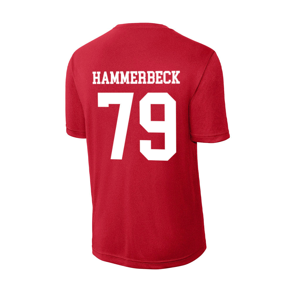 Nebraska - NCAA Football : Shawn Hammerbeck - Activewear T-Shirt-1