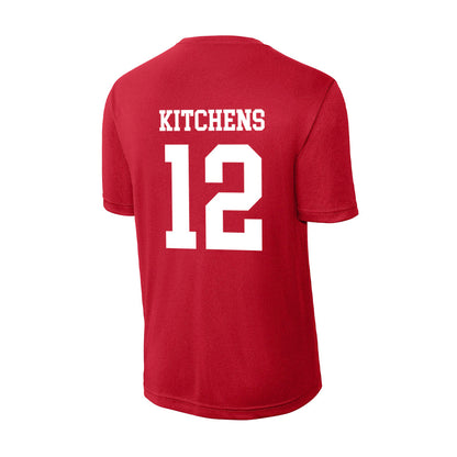 Nebraska - NCAA Baseball : Cole Kitchens - Activewear T-Shirt-1