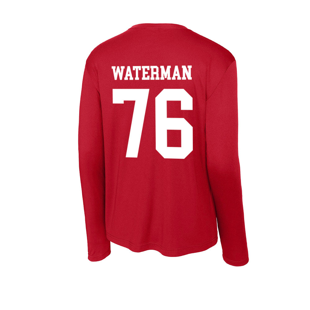 Nebraska - NCAA Football : Rex Waterman - Activewear Long Sleeve T-Shirt-1