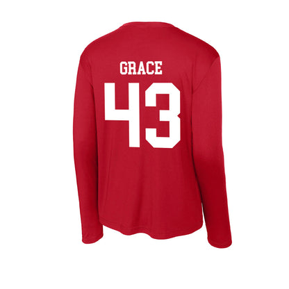 Nebraska - NCAA Baseball : Cooper Grace - Activewear Long Sleeve T-Shirt-1