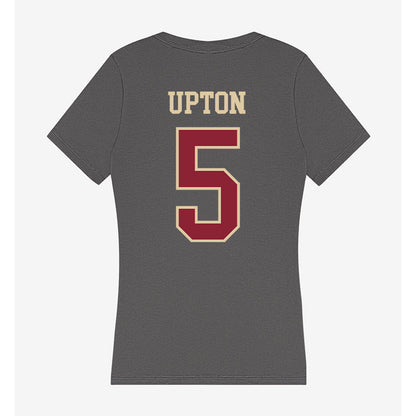 Boston College - NCAA Football : Marcus Upton - Women's V-Neck T-Shirt-1