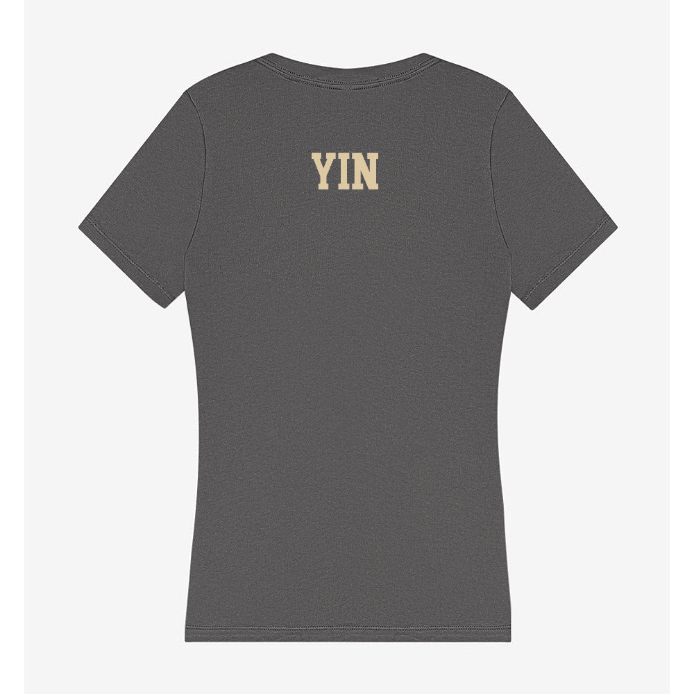Boston College - NCAA Men's Golf : Tony Yin - Women's V-Neck T-Shirt-1