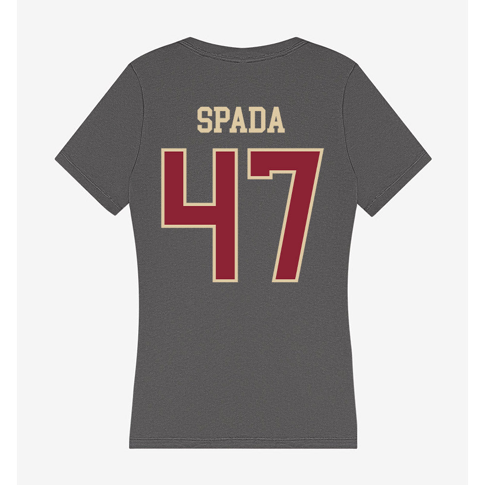 Boston College - NCAA Baseball : Matthew Spada - Women's V-Neck T-Shirt-1