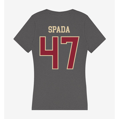 Boston College - NCAA Baseball : Matthew Spada - Women's V-Neck T-Shirt-1