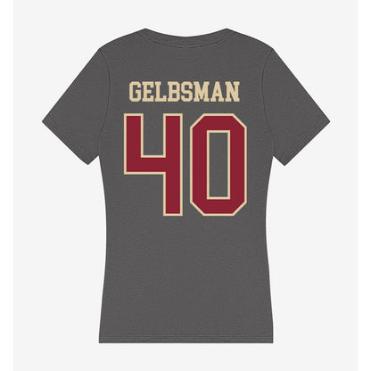 Boston College - NCAA Baseball : Aidan Gelbsman - Women's V-Neck T-Shirt-1
