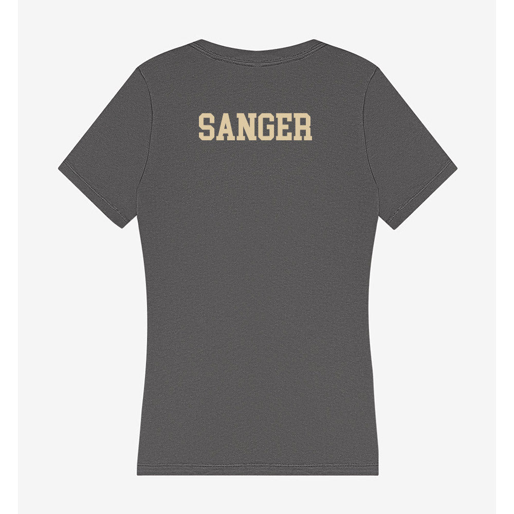 Boston College - NCAA Women's Rowing : Amelia Sanger - Women's V-Neck T-Shirt-1