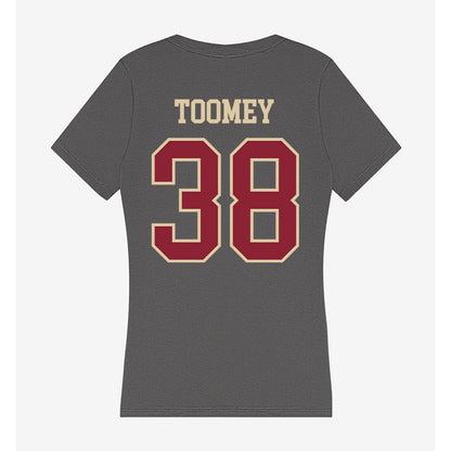 Boston College - NCAA Baseball : Jack Toomey - Women's V-Neck T-Shirt-1