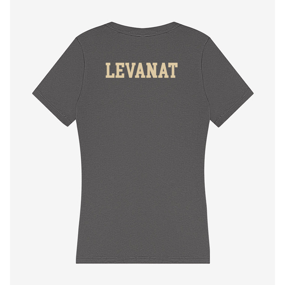 Boston College - NCAA Men's Tennis : Luke Levanat - Women's V-Neck T-Shirt-1