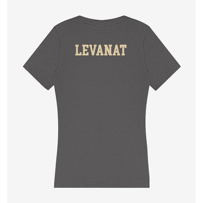 Boston College - NCAA Men's Tennis : Luke Levanat - Women's V-Neck T-Shirt-1