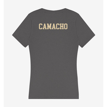Boston College - NCAA Women's Tennis : Isabella Camacho - Women's V-Neck T-Shirt-1