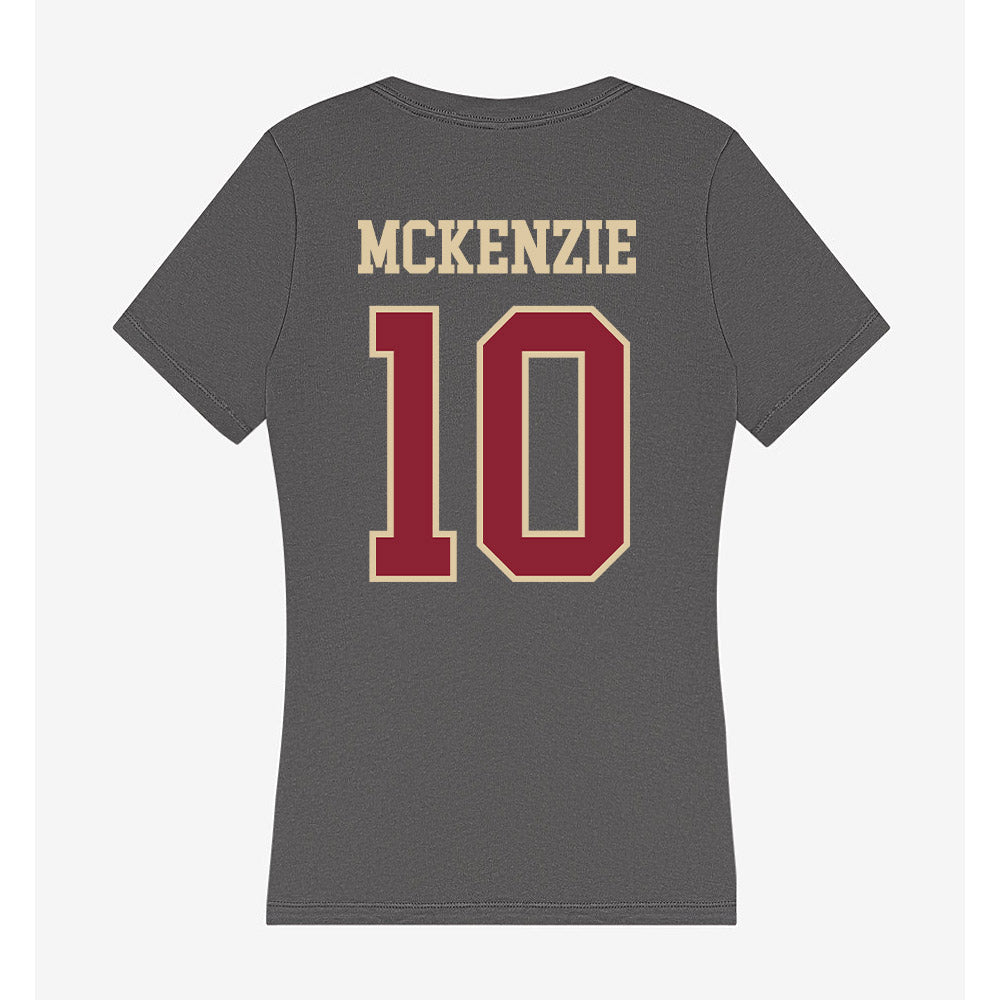Boston College - NCAA Football : Mason McKenzie - Women's V-Neck T-Shirt-1