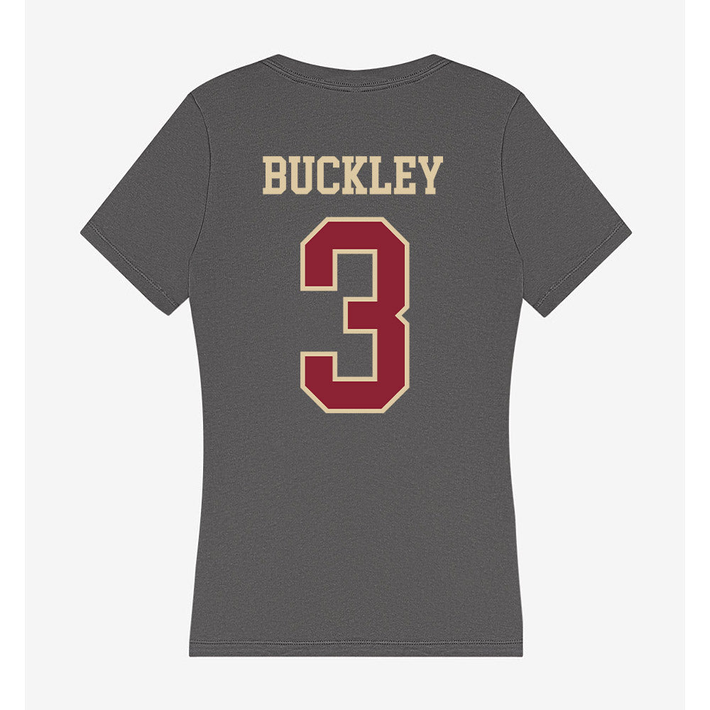 Boston College - NCAA Softball : Kiley Buckley - Women's V-Neck T-Shirt-1