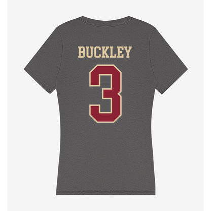 Boston College - NCAA Softball : Kiley Buckley - Women's V-Neck T-Shirt-1