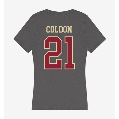 Boston College - NCAA Football : Charleston Coldon - Women's V-Neck T-Shirt-1