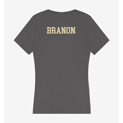 Boston College - NCAA Women's Swimming & Diving : Savannah Branon - Women's V-Neck T-Shirt-1