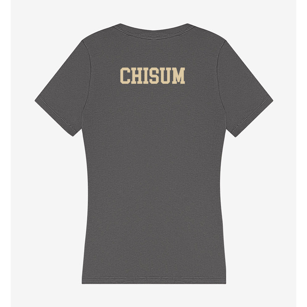 Boston College - NCAA Men's Golf : Connor Chisum - Women's V-Neck T-Shirt-1