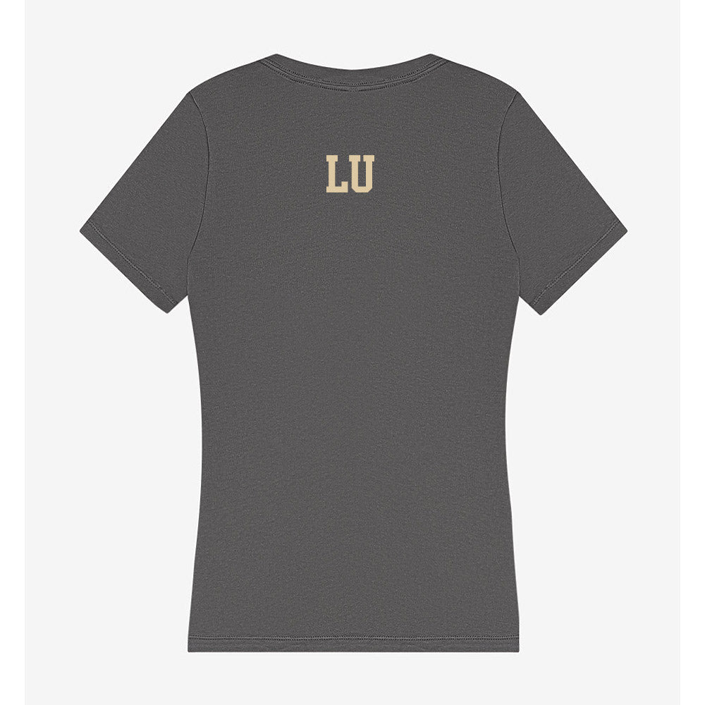 Boston College - NCAA Men's Fencing : Yikai Lu - Women's V-Neck T-Shirt-1