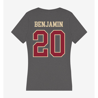 Boston College - NCAA Men's Basketball : Brandon Benjamin - Women's V-Neck T-Shirt-1