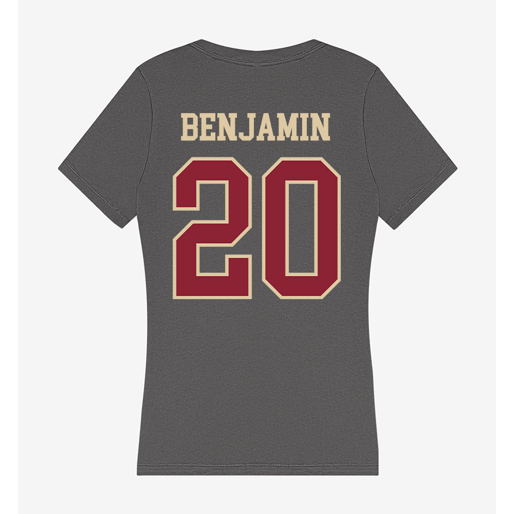 Boston College - NCAA Men's Basketball : Brandon Benjamin - Women's V-Neck T-Shirt-1