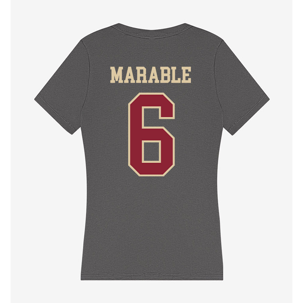 Boston College - NCAA Football : Chris Marable - Women's V-Neck T-Shirt-1