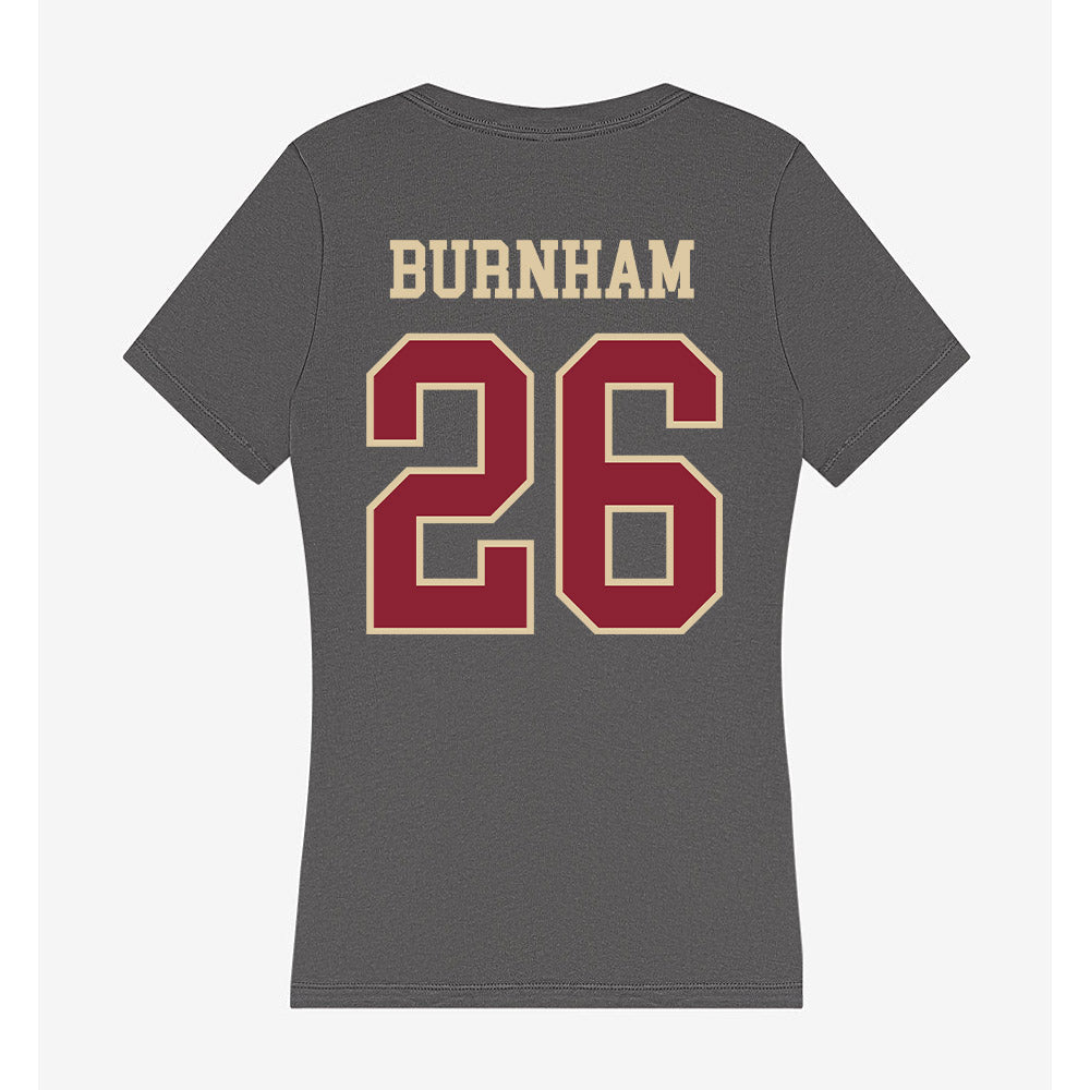 Boston College - NCAA Baseball : Jacob Burnham - Women's V-Neck T-Shirt-1