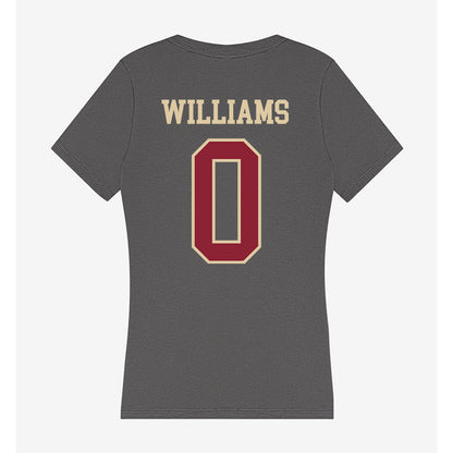 Boston College - NCAA Men's Basketball : Money Williams - Women's V-Neck T-Shirt-1