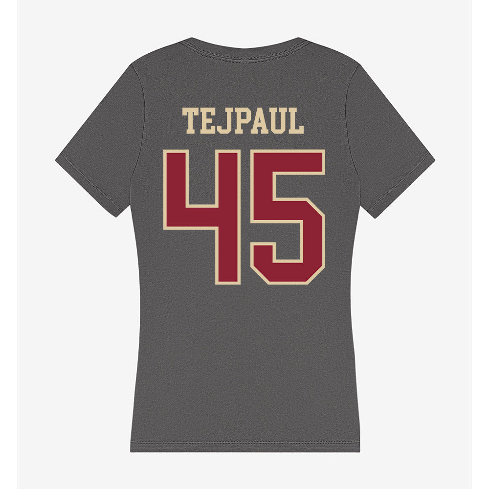 Boston College - NCAA Football : Max Tejpaul - Women's V-Neck T-Shirt-1