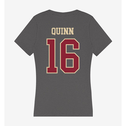 Boston College - NCAA Women's Lacrosse : Emma Claire Quinn - Women's V-Neck T-Shirt-1