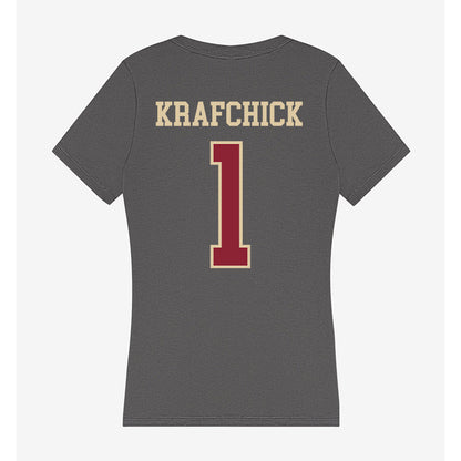 Boston College - NCAA Women's Lacrosse : Jordyn Krafchick - Women's V-Neck T-Shirt-1