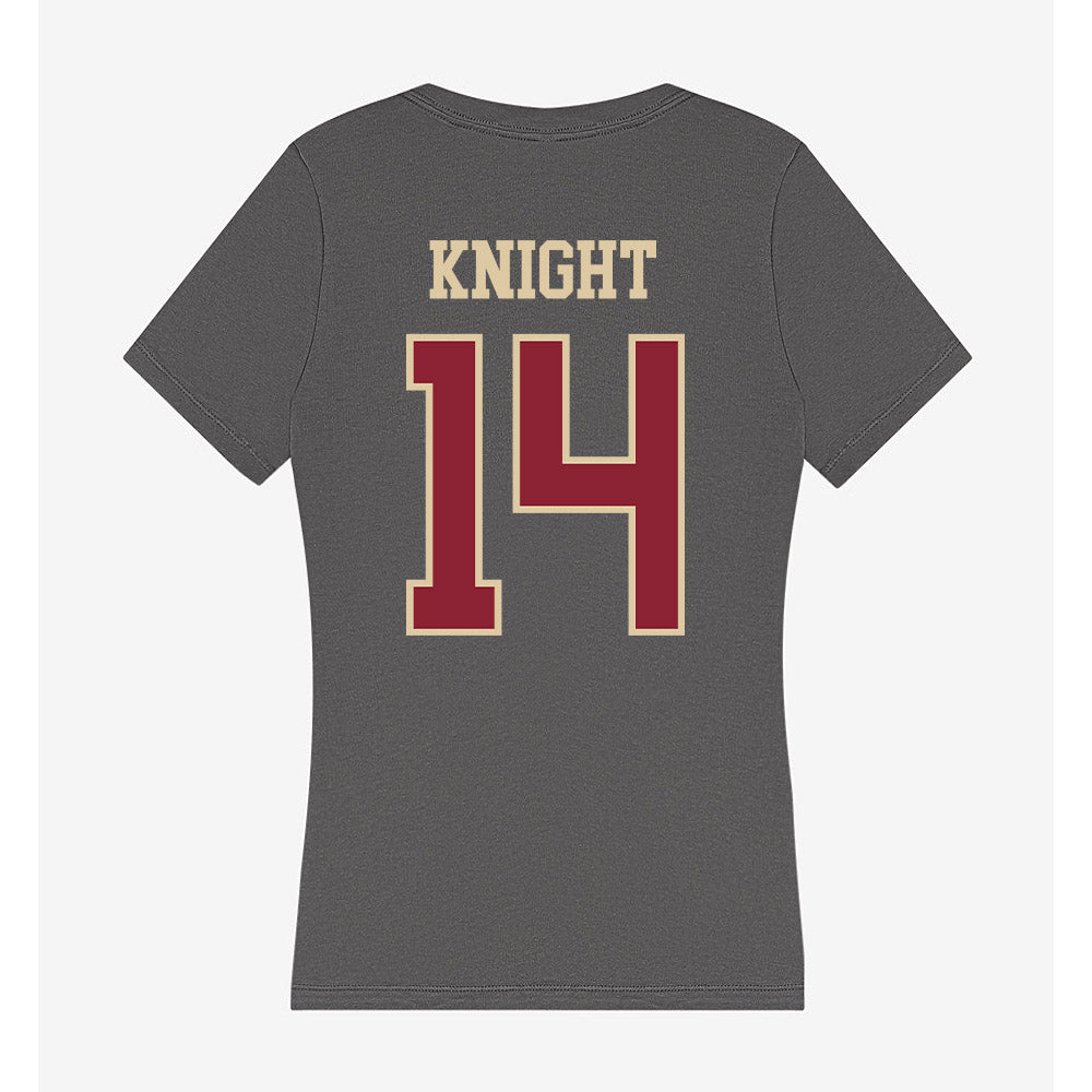 Boston College - NCAA Softball : Emma Knight - Women's V-Neck T-Shirt-1