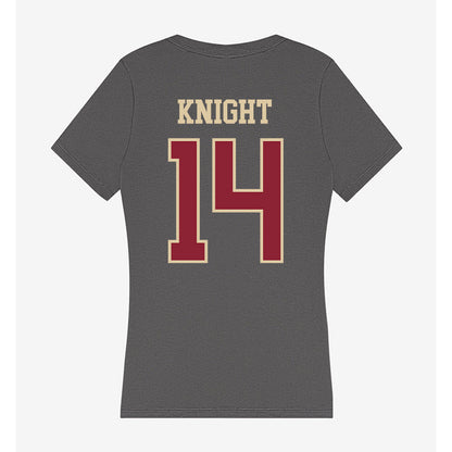 Boston College - NCAA Softball : Emma Knight - Women's V-Neck T-Shirt-1