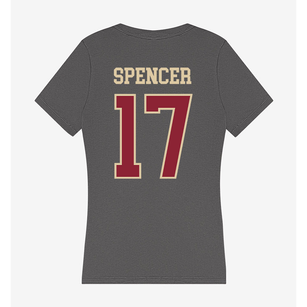 Boston College - NCAA Women's Soccer : Sohana Spencer - Women's V-Neck T-Shirt-1