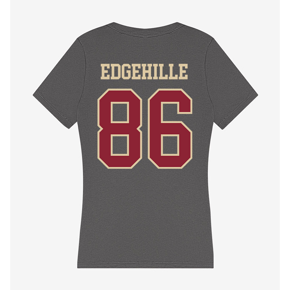 Boston College - NCAA Football : Danny Edgehille - Women's V-Neck T-Shirt-1
