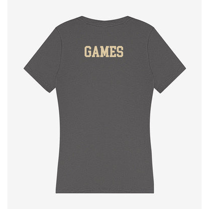 Boston College - NCAA Women's Tennis : Leyden Games - Women's V-Neck T-Shirt-1