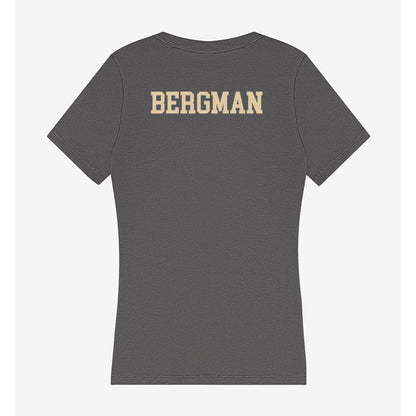 Boston College - NCAA Women's Cross Country : Iris Bergman - Women's V-Neck T-Shirt-1