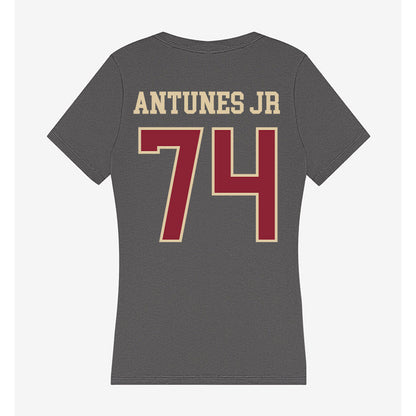 Boston College - NCAA Football : Marcelino Antunes Jr - Women's V-Neck T-Shirt-1