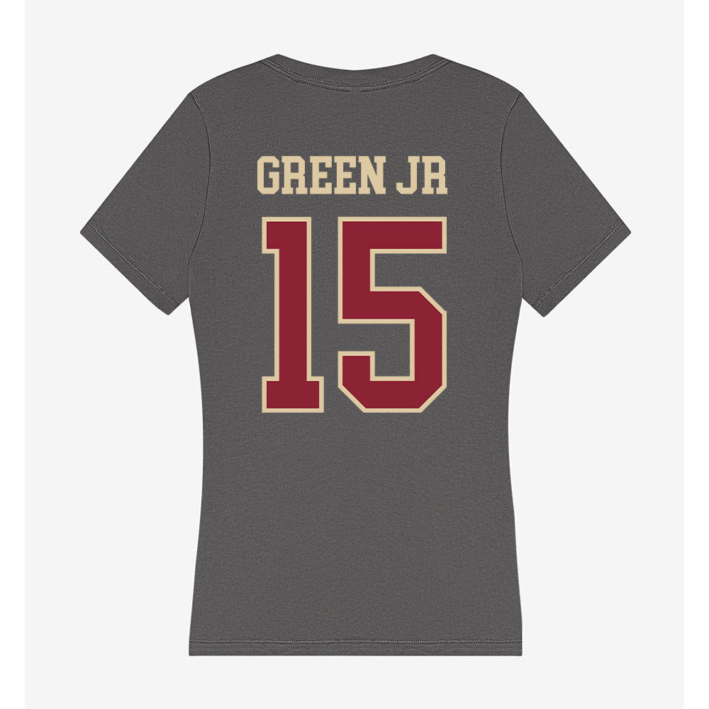 Boston College - NCAA Football : Gerald Green Jr - Women's V-Neck T-Shirt-1