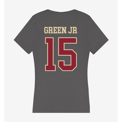 Boston College - NCAA Football : Gerald Green Jr - Women's V-Neck T-Shirt-1