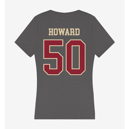 Boston College - NCAA Football : Sean Howard - Women's V-Neck T-Shirt-1