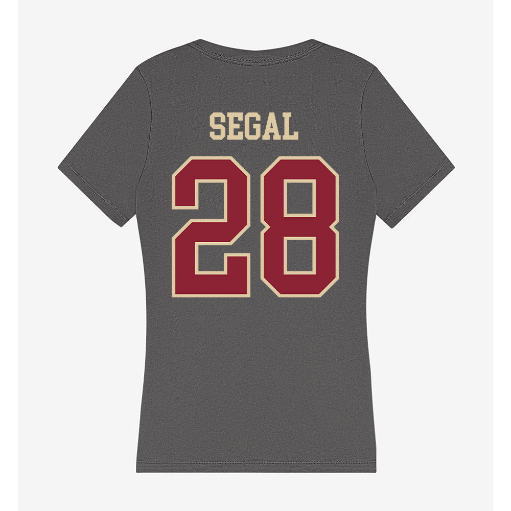 Boston College - NCAA Softball : Makenna Segal - Women's V-Neck T-Shirt-1
