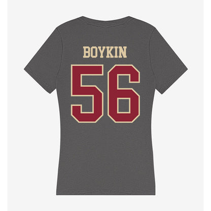 Boston College - NCAA Football : ELla Boykin - Women's V-Neck T-Shirt-1