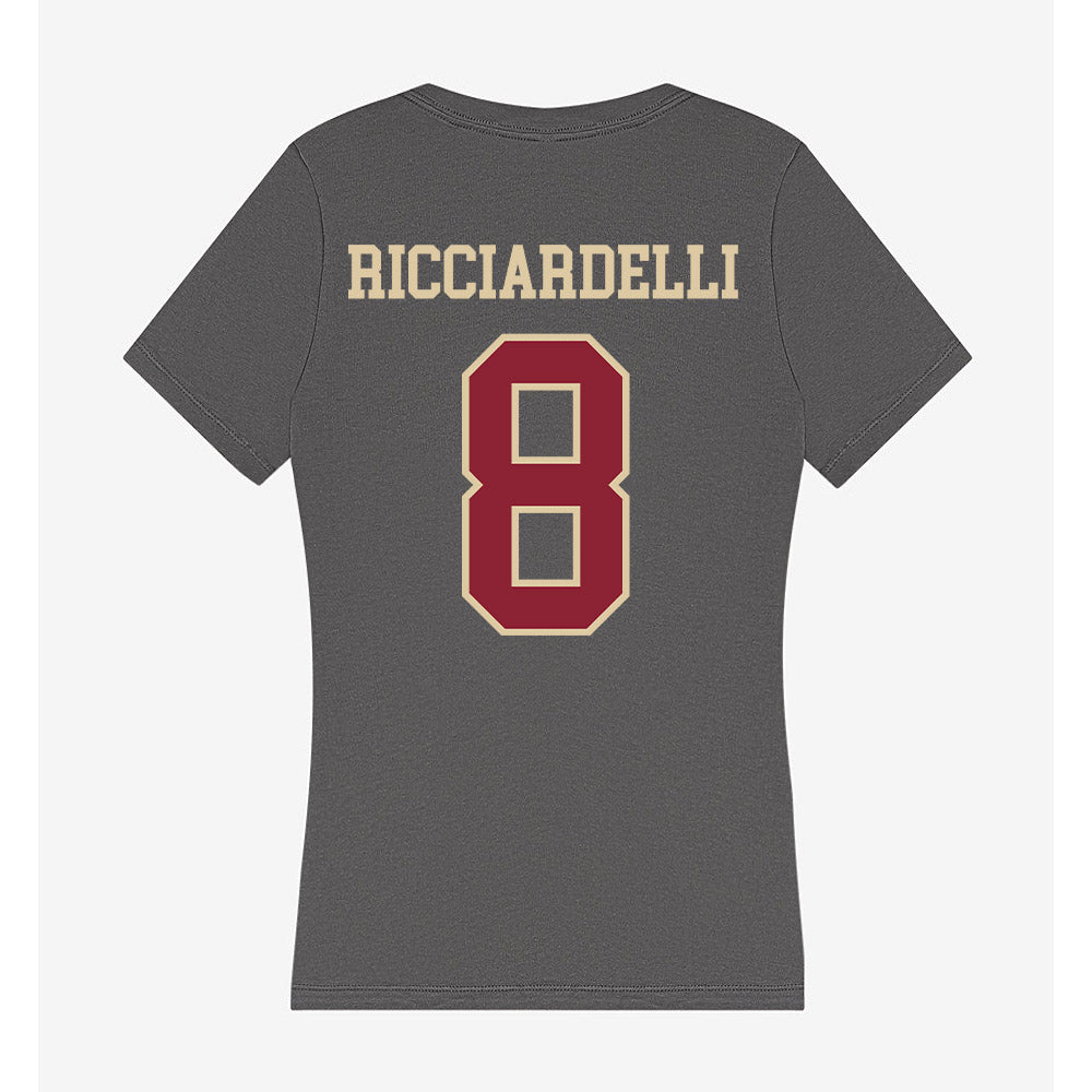 Boston College - NCAA Women's Field Hockey : Maisy Ricciardelli - Women's V-Neck T-Shirt-1