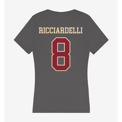 Boston College - NCAA Women's Field Hockey : Maisy Ricciardelli - Women's V-Neck T-Shirt-1