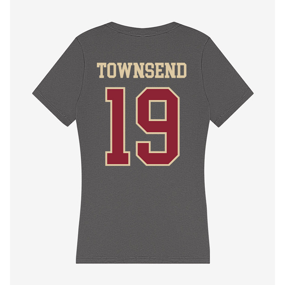Boston College - NCAA Football : Marcelous Townsend - Women's V-Neck T-Shirt-1