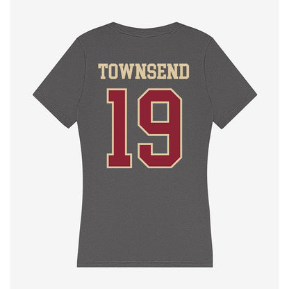 Boston College - NCAA Football : Marcelous Townsend - Women's V-Neck T-Shirt-1