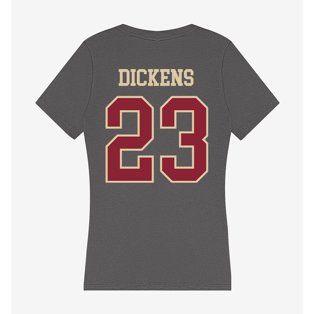 Boston College - NCAA Football : Evan Dickens - Women's V-Neck T-Shirt-1
